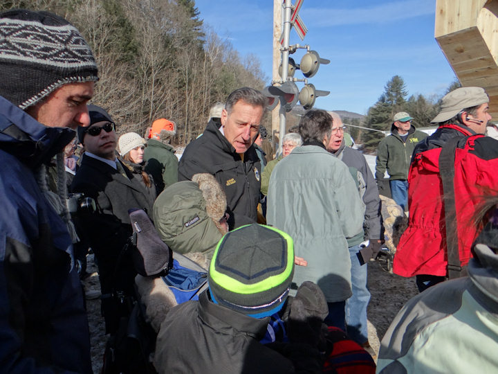Bartonsville bridge opening day, 01/26/2013