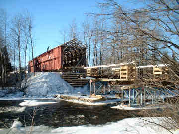 Beauséjour Bridge photo from G. Ruest, Jan. 28, 2005