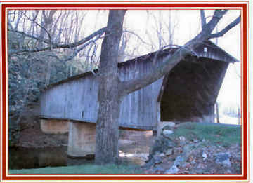 Bob White Covered Bridge, Route 869, Woolwine, VA. Photo by Steve Pierce 