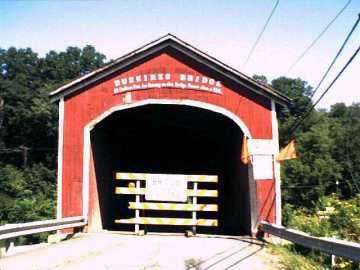 Buskirk Covered Bridge. Photo by Dick Wilson August 14, 2002