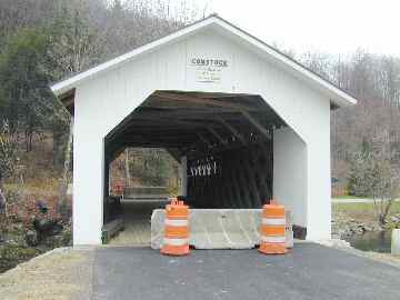 Comstock Bridge. Photo by Joe Nelson, Nov. 6, 2003