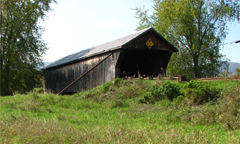 Depot covered bridge