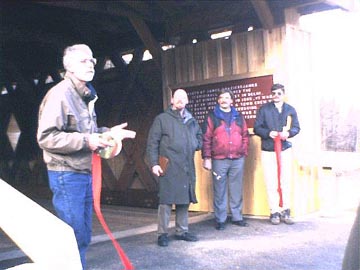 Fitchs Bridge. Photo by Dick Wilson,
December 20, 2001