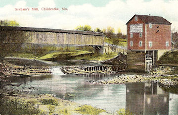 Graham's Mill Bridge. Post card