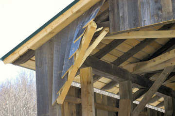Canyon Bridge damaged. Photo by John Borthwick