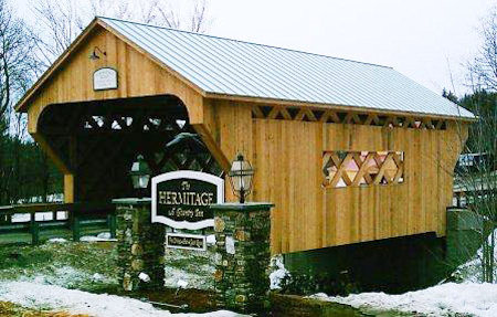 Hermitage Road Covered Bridge. Photo by Anita Rafael