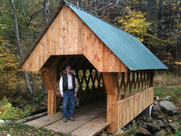 Hitchcock-Cormier Bridge. Photo by Adreinne Hitchcock, October. 12, 2009