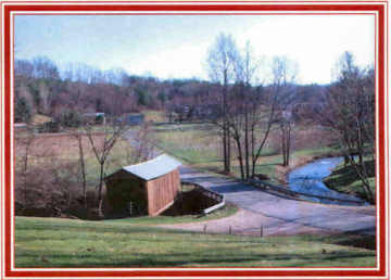 Jack's Creek Covered Bridge, Route 615, Woolwine, VA. Photo by Steve Pierce