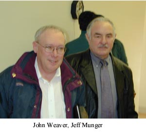 Covered Bridge meeting at Johnson, Vt.
Photo by Joe Nelson April 18, 2001