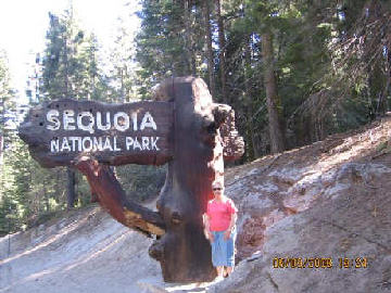 Sequoia National Park Sign, photos by the Keatings