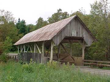  The Greenbanks Hollow Bridge in Danville:
Photo by David Guay, 9/17/00