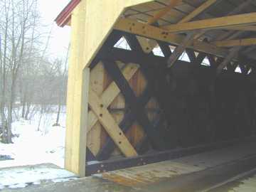 Maple Street Bridge.
Photo by Joe Nelson February 15, 2002
