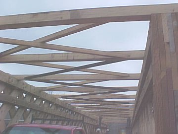 Paper Mill Bridge Rehabilitation: Photo by
David Guay, 5/2/00