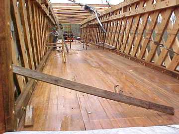 Paper Mill Bridge Rehabilitation: Photo by
David Guay, 5/2/00