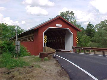 Paper Mill Bridge on Dedication Day:
Photo by David Guay, 7/13/00