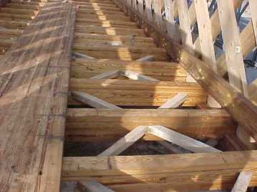 Paper Mill Bridge Rehabilitation: Photo by
David Guay, 4/20/00