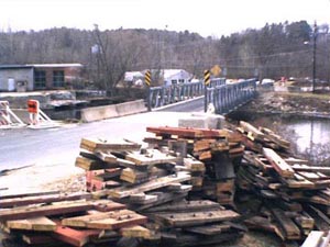 Paper Mill
Bridge gone. Photo by R. Wilson 1/6/00