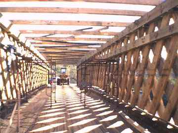Paper Mill Bridge Rehabilitation: Photo by
Richard Wilson, 5/2/00