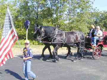 Poland Bridge Opening. Photo by Joe Nelson, July 4, 2004
