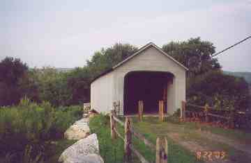 Private Bridge, Chester, Vt.. Photo by Tom Keating, Sept., 2003