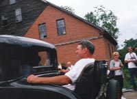 Mill Bridge opening celebration. Photo by Jackie Higgins of Tunbridge
7/22/00
