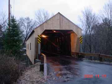 Union Village Bridge Rehabilitation. Photo by Tom Chase, Nov.13, 2002