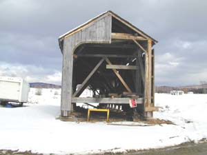Browns River Bridge. Photo by Joe Nelson,
March 29, 2001