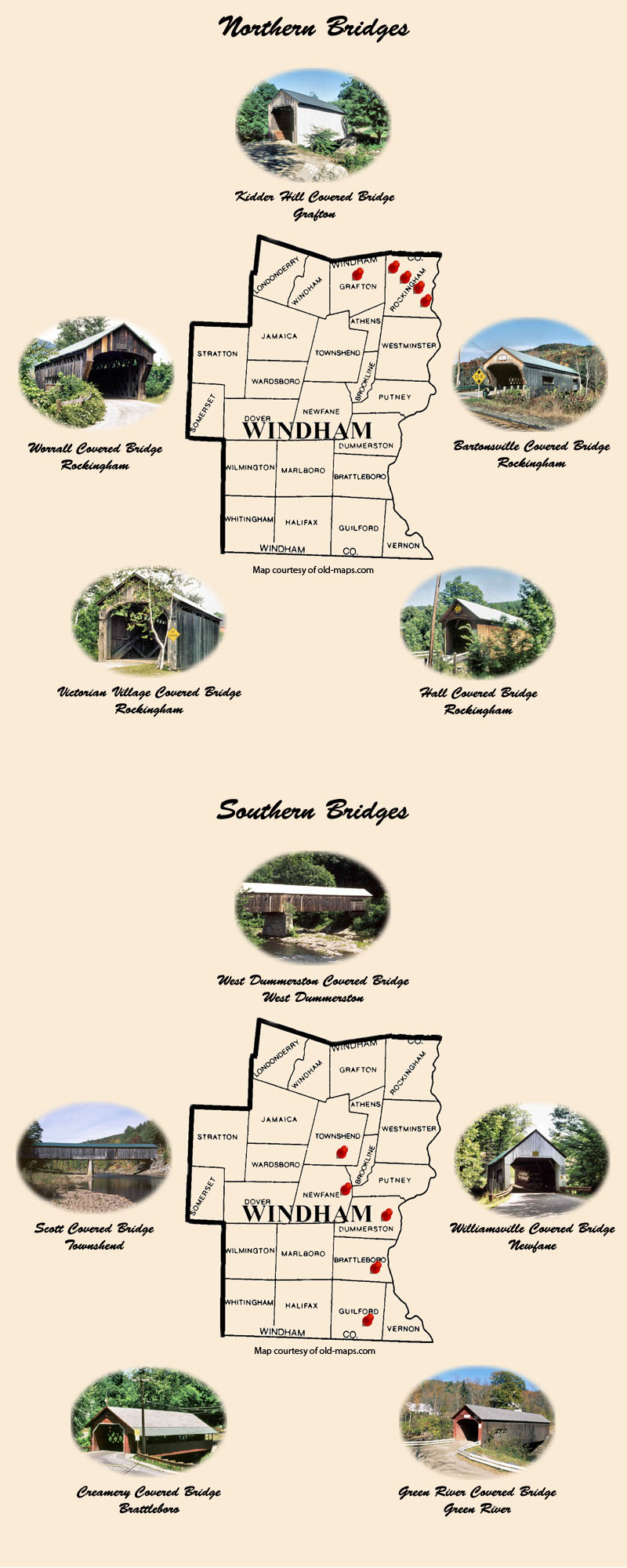 Windham County Covered Bridges