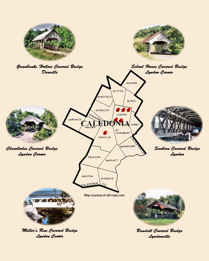 Caledonia County Covered Bridges